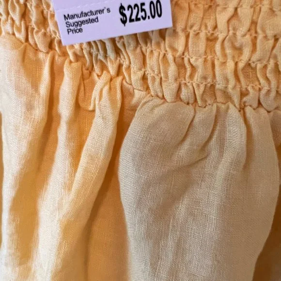 House of Harlow 1960 Sunset Yellow LINEN Dress size XS worn once! Huge markdown! - Picture 5 of 5